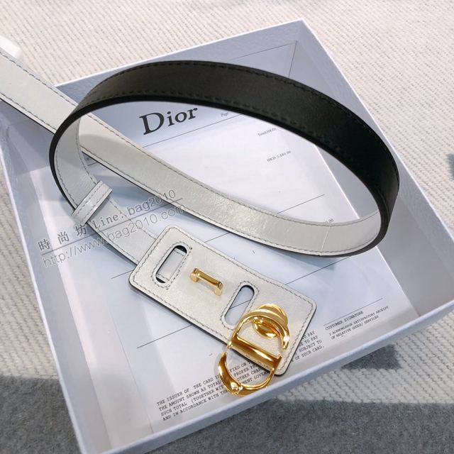 Dior皮帶 迪奧19秋冬新品 油蠟皮 Dior女士皮帶  xfp2133